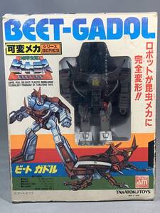 ビートガドル 機甲虫隊 ビートラス 1984年発売 タカトクトイス シール未使用 トランスフォーマー バラージ インセクトロン タカトク