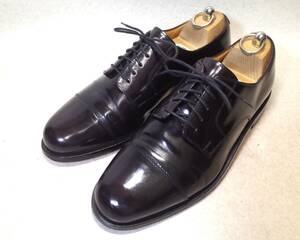 【即決価格落札で送料無料】4502■COLE HAAN/コールハーン■キャップトゥ/ストレートチップ/レザーシューズ/27cm■