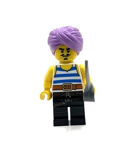 即決　未使用　レゴ LEGO ミニフィグ　シティ　ミニフィギュア　ターバンの男　海賊　パイレーツ　男性