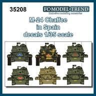 中古塗料・工具 1/35 M-24チャーフィー用デカール(スペイン軍仕様) [FC35208]