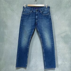 Ralph Lauren PURPLE LABEL ラルフローレン Amberley Slim-Fit Denim Jeans イタリア製 高級ライン スリム デニムパンツ size.W31 L32 BLU