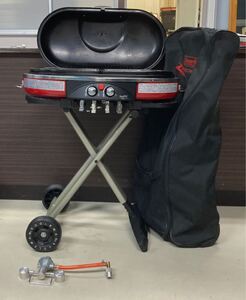 ！M○ 直接引取限定 Coleman コールマン ロードトリップグリル LXE-JⅡ グリル アウトドア キャンプ BBQコンロ ケース付き