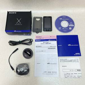 J5157★中古品★ジャンク★SONY WALKMAN NW-X1060 デジタルメディアプレーヤー　ブラック 付属品　元箱付き