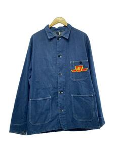 50s-60s/VAT DYED DENIM/カバーオール/-/デニム/IDG/ドーナツボタン/