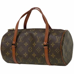 ルイ・ヴィトン Louis Vuitton パピヨン 26 筒型 旧旧型 ハンドバッグ モノグラム ブラウン M51366 レディース 【中古】