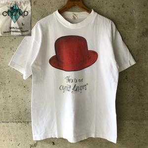 XZ177 90s CYNDI LAUPER シンディローパー Tシャツ ツアー 古着 ビンテージ L サイズ champ タグ ホワイト 色