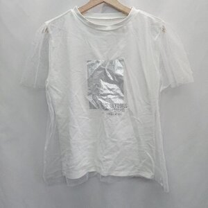 ◇ ●美品● mily bilet カットソー サイズXL ホワイト レディース E