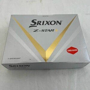 4256　【新品未使用】SRIXON スリクソン Z-STAR ゴルフボール 箱入り 1ダース ※箱傷あり 社名あり