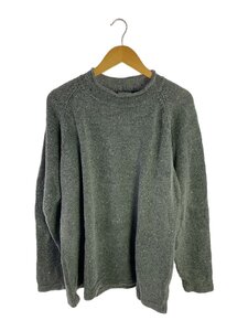 J.CREW◆ニット・セーター(厚手)/XL/リネン/グレー/6308110