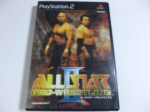 PS2　オールスタープロレスリングⅡ　箱・説明書付　プレイステーション2