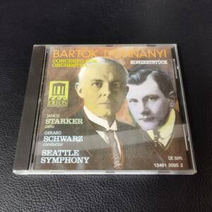 JANOS STARKER/BARTOK: DOHNANYI/DELOS DE3095 CD