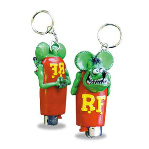 Rat Fink 180円発送可 ライターキャップ グリーン 緑 キーホルダーとして ラットフィンク mooneyes ムーンアイズ　moon eyes フィギュア