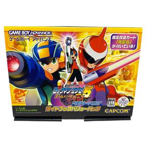 希少　美品　ゲームボーイアドバンス　ロックマンエグゼ5 チーム　オブ　ブルース