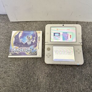 F005-I57-2890 NINTENDO 任天堂 ニンテンドー 3DSLL SPR-001 ピンク×ホワイトソフト付 初期化済 動作確認済