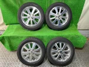 SUZUKI スズキ 純正 14インチ 4.5J +50 PCD100 4H【165/60R14】WINTERMAX 2016年製 6分山 冬 スタッドレスタイヤ付4本セット！ワゴンR など