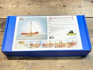 MODEL SHIPWAYS 1/24 ARMED LONGBOAT 18th Century 1750-1760 MS1460 [37-7876]