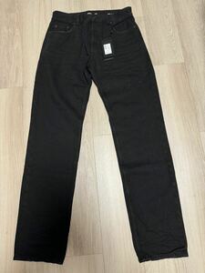 新品未使用 Saint Laurent Straight fit jeans サンローラン ストレートフィット ジーンズ Black 29