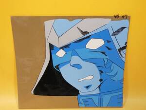 【中古】セル画⑧　機動戦士ガンダム　シャア・アズナブル　顔アップ　163　A7　51　J1　S161