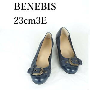 MK1354*BENEBIS*ベネビス*レディースパンプス*23cm3E*紺