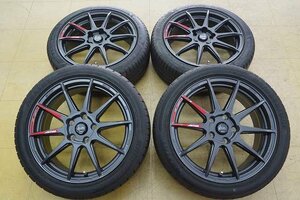 【中古】215/45R17 215/45-17【新品】ENKEI サーキュラー C10R 17インチ 5H114.3 7J+42 カスタム ノア ヴォクシー ステップワゴン セレナ