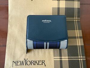 New Yorker 二つ折り財布　ネイビー　未使用