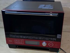 C3DP-122603 TOSHIBA 過熱水蒸気オーブンレンジ ER-JZ5000 (R) 過熱水蒸気オーブンレンジ　水タンク欠品　レンジ動作のみ確認　