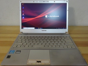 東芝 ノートパソコン dynabook R732/37GK/Core i3-3110QM 2.4GHz/4GB/SSD128GB/中古特価良品