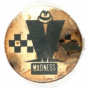 マッドネス ビンテージ 缶バッジ MADNESS Vintage Badge バンド スカ 音楽 Music Band SKA Union Jack UK