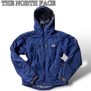 THE NORTH FACE ノースフェイス　中綿ジャケット　サマーシリーズ　フーデッド　Sサイズ　青　d142