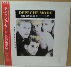 帯付き【日本盤LP　２枚】デペッシュ・モード/DEPECHE MODE - SINGLES 81-85 + CONSTRUCTION TIME AGAIN