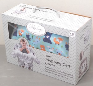 新品 BABY LOUNGE Luxe カート カバー プロテクター 赤ちゃん 幼児用 6か月～4歳 15kgまで ショッピングカート ハイチェアーなどに ３