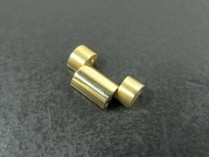 ②【ロレックス】純正 69178・79178等 デイトジャスト レディース 9.8mm プレジデントブレス用 K18YG 1コマ(ピンネジ無し)