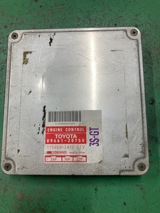 トヨタ 純正 3S-GT エンジン コンピューター ECU CPU 89661ー20750 ST185 4WD 5MT ターボ　セリカ　レア　希少　jdm 　GT-FOUR