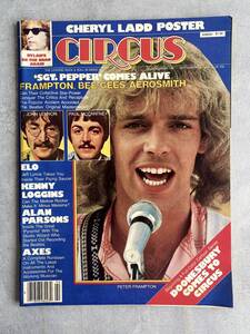 ビンテージ 洋書 [Circus Magazine] Septrmber14.1978 Peter Frampton cover, Cheryl Ladd Poster, poster still intact,他 当時物 保管品