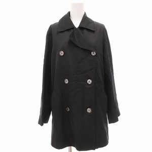 マックスマーラ MAX MARA スプリングジャケット ダブル 背抜き 40 M 黒 ブラック /UO ■GY09 レディース