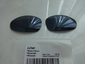 ★ ジュリエット用 カスタム偏光レンズ BLACK IRIDIUM Color Polarized 新品 OAKLEY JULIET