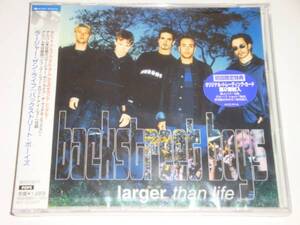 初回限定 Backstreet Boys Larger Than Life ラージャーザンライフ　A.J. 直筆サイン入りクリアファイル付き