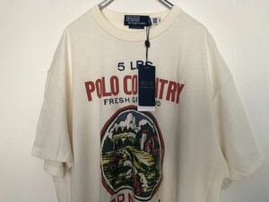 新品 Polo by Ralph Lauren ポロバイラルフローレン 染込みプリントTシャツ