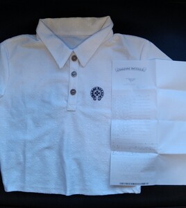 【CHROMEHEARTS】クロムハーツ STAGE FIVE POLO ステージファイブ ポロ SIZE:S WHITE 白 WOMEN 女性 伊勢丹新宿クロムハーツ即完売品 新品