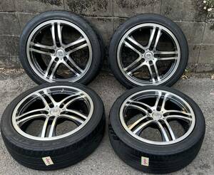 LEHRMEISTER レアマイスター　18×7.5J+40 PCD 114.3 5穴　225/45/ZR18 4本セット