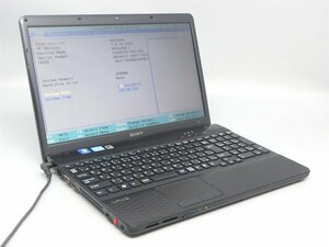 ジャンク品 SONY VAIO VPCEH18FJ/ i3-2310M /15.6インチ・メモリ2G・DVD/ BIOSまで表示/ NOチェック詳細不明 / ノートPCパソコン