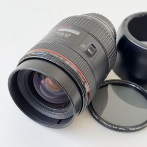 外観良品 ◆ CANON キヤノン EF 28-80mm 1:2.8-4 L ULTRASONIC ウルトラソニック CIRCULAR PL 72mm 付き 一眼レフカメラ レンズ キャノン