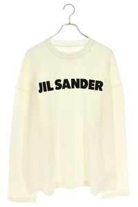 ジルサンダー 長袖カットソー 24AW サイズ:XL ロゴプリントオーバーサイズ長袖カットソー 新古品 SS13