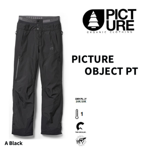 ☆最終値下☆ 20％OFF 23-24【 PICTURE 】ピクチャー 　PICTURE OBJECT PANTS　 スノーボード　ウェア メンズ　パンツ　正規品