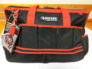 北海道・九州・沖縄県以外は送料無料！【新品・長期自宅保管品】　HUSKY　LARGE　MOUTH　TOOL　BAG　（CARRYALLS 20）　