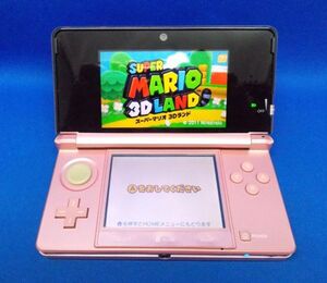 動作確認済 ニンテンドー3DS 本体 ミスティピンク 任天堂 レトロゲーム 携帯ゲーム Nintendo 3DS 現状品