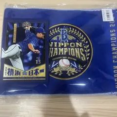 横浜DeNAベイスターズ 優勝記念　タオルマフラー＆ポストカード　伊勢　選手