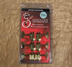 新品 Grover 150G パッケージ入 3+3 Imperial 16:1 gear ratio Tuners Gold グローバー 3x3 3:3 インペリアル ペグ ゴールド 1970