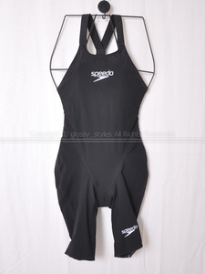 K1886-08■美品 speedo スピード Fastskin LZR Pure Valor レーザーピュアヴァラー ニースキン 競泳水着 8-11978 ブラック 24