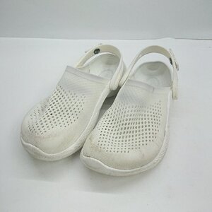 ◇ Crocs サンダル サイズ7 ホワイト レディース E